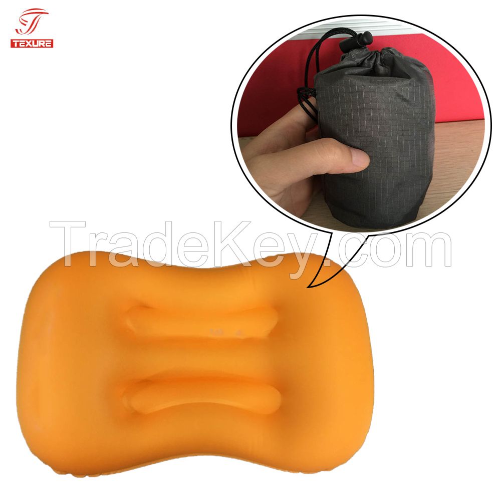 Ultralight & Comfortable Compact Travel Pillow Soft Compressible Portable Inflatable Pillows for Camping