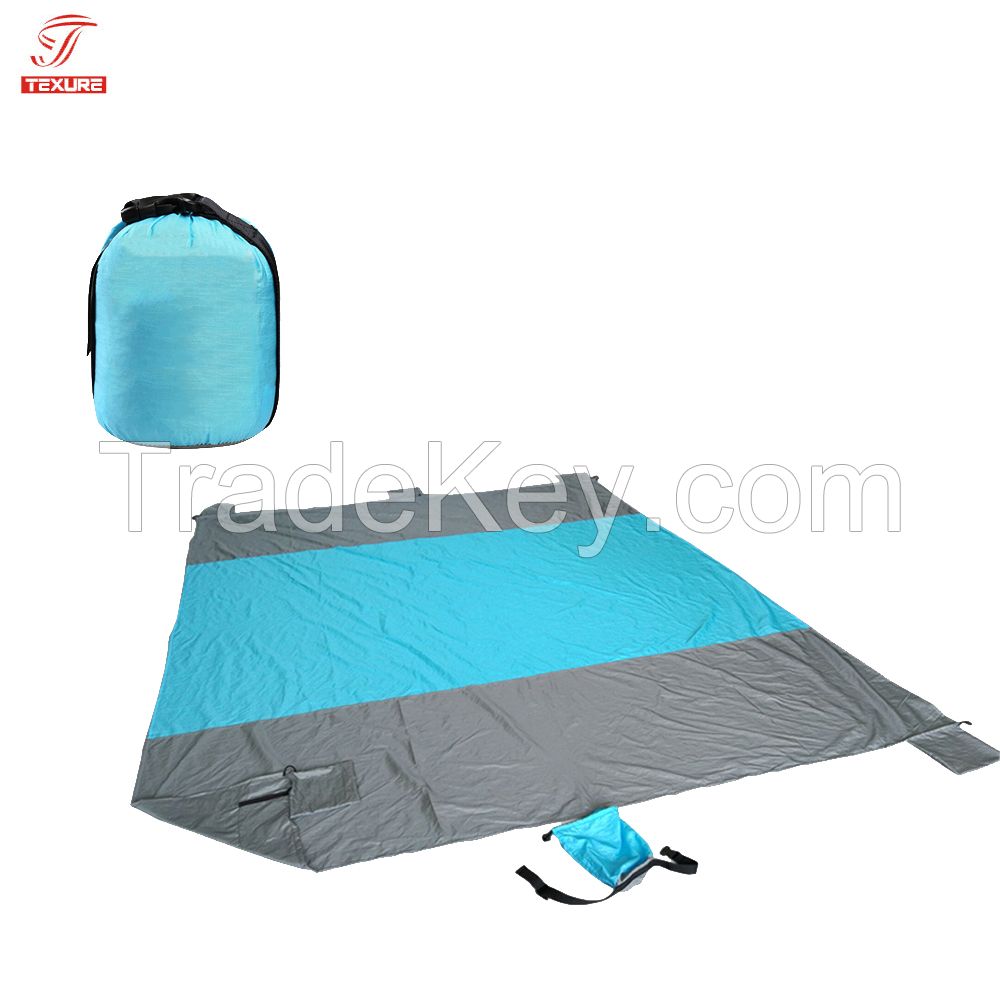 Lightweight Compact Sand Proof Parachute Nylon Beach Blanket Mat