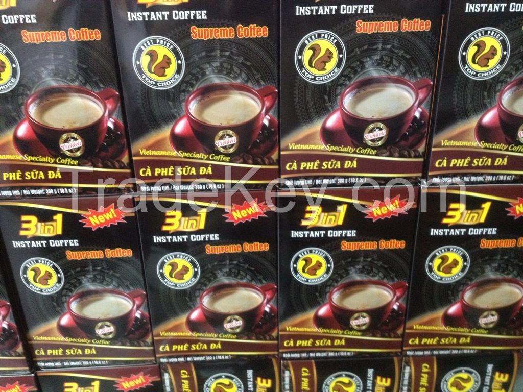 Sell INSTANT COFFEE 3 in 1 - 300g/Box - Viet Deli Coffee Co., Ltd