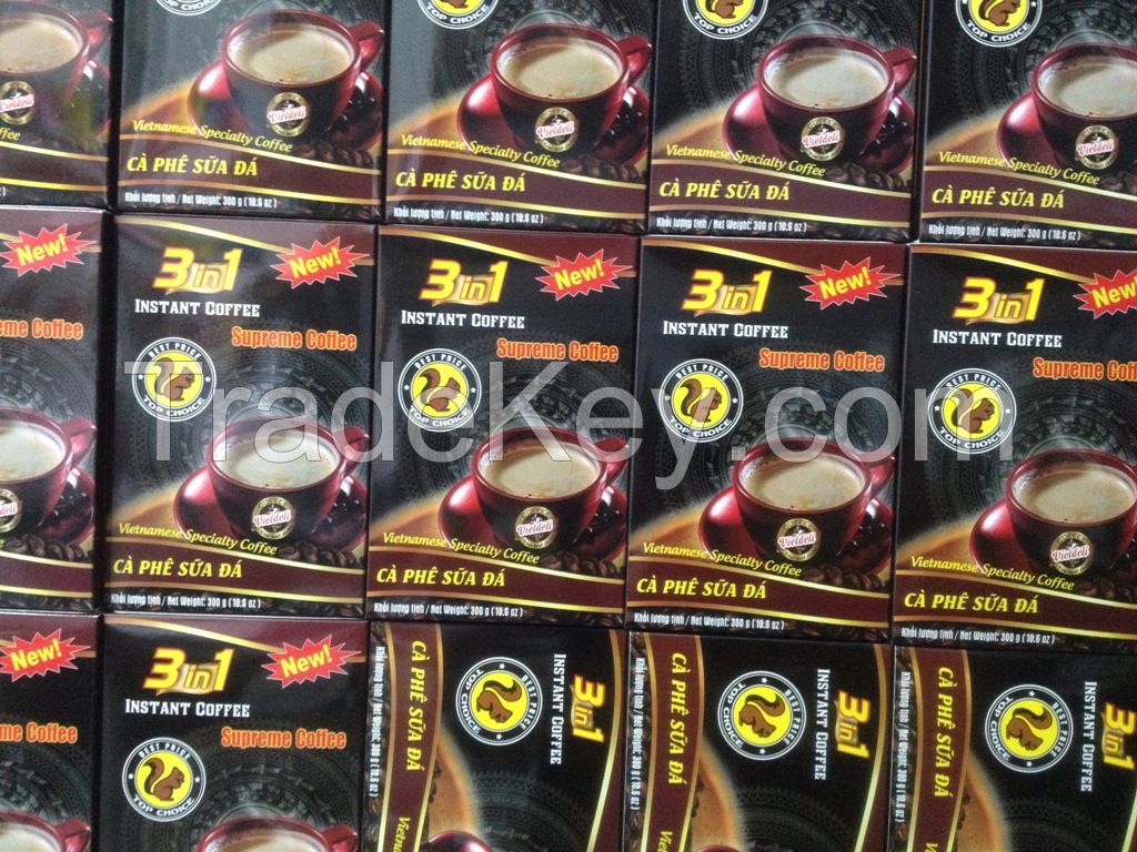 Sell INSTANT COFFEE 3 in 1 - 300g/Box - Viet Deli Coffee Co., Ltd