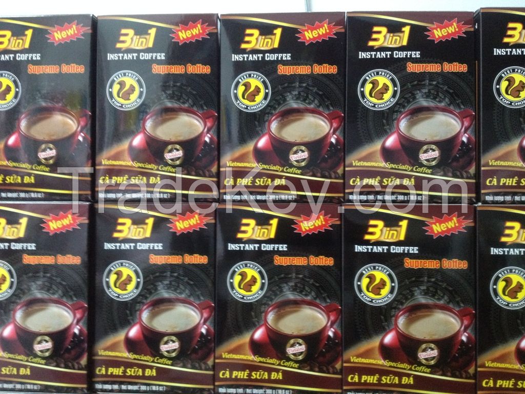 Sell INSTANT COFFEE 3 in 1 - 300g/Box - Viet Deli Coffee Co., Ltd