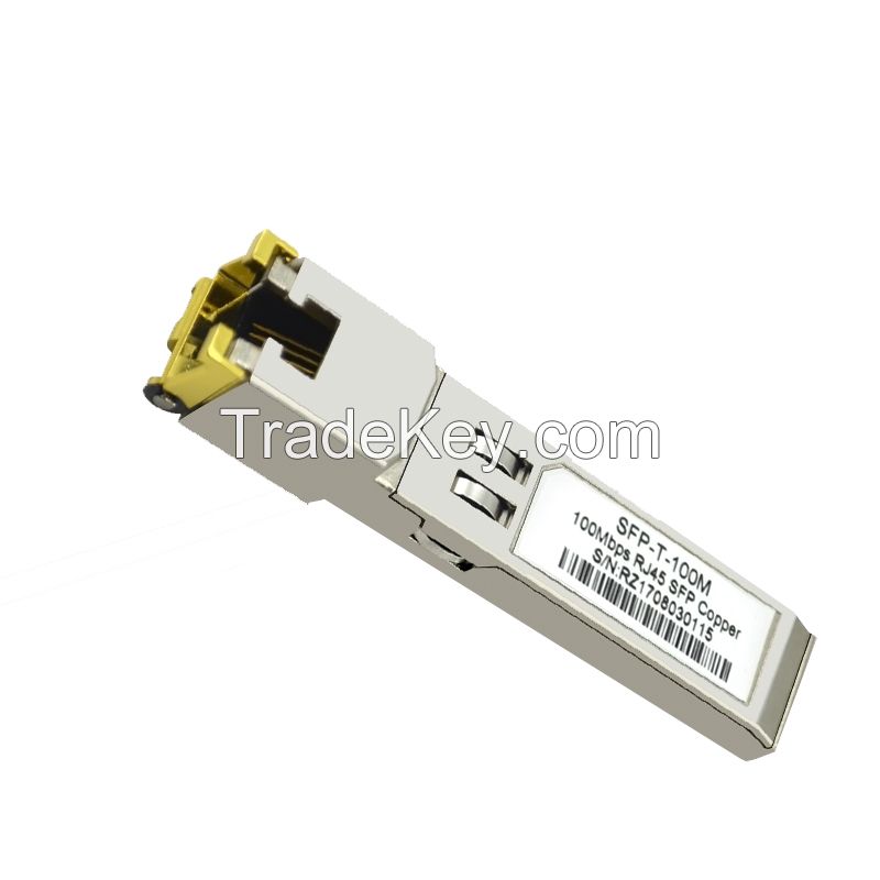 100BASE Copper SFP RJ45 CAT5 100m  