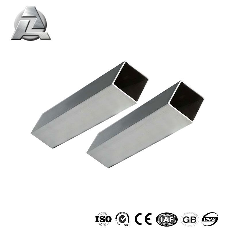 6000 series aluminum extruded square tube profile