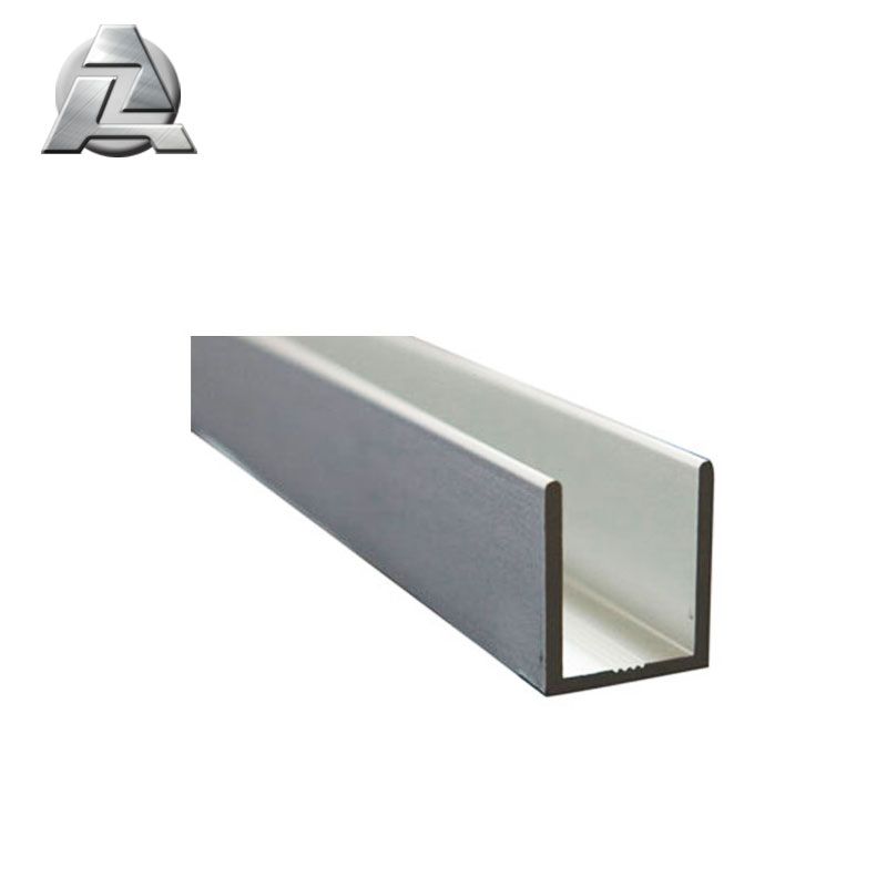 6063 t5 aluminum alloy extruded u channel profile supplier from China