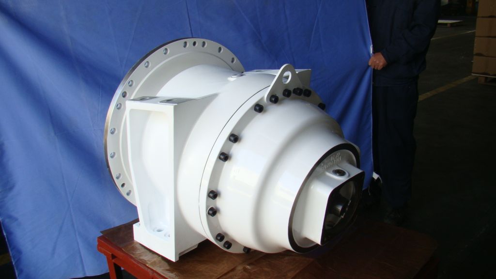 Gearbox for concrete mixer truck