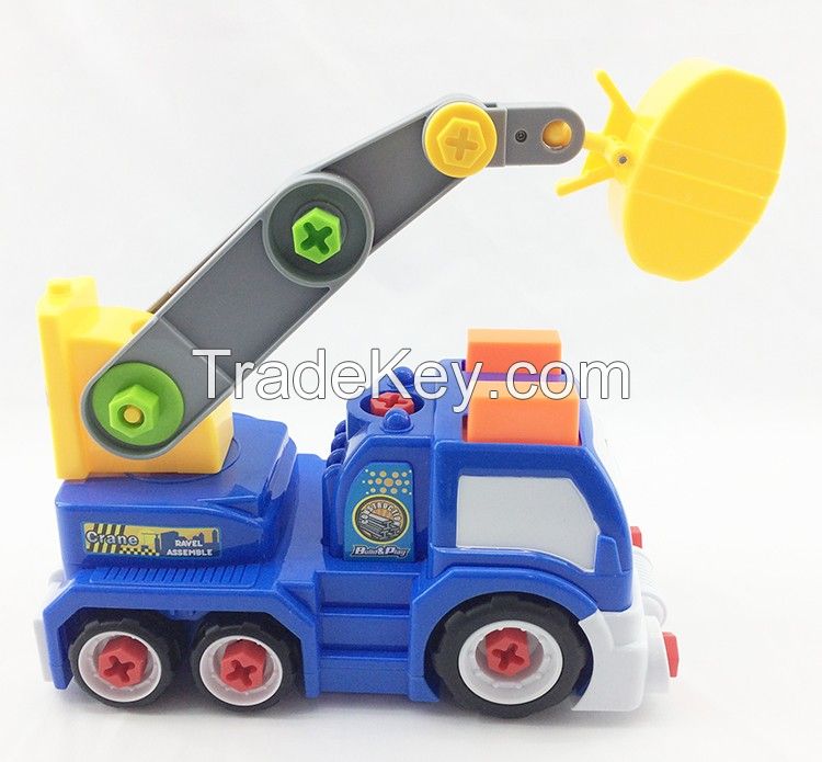 Take a part vehicle DIY cartoon truck assemble toy