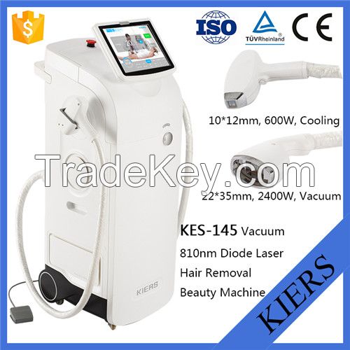 High power big spot vacuum diode laser hair removal machine