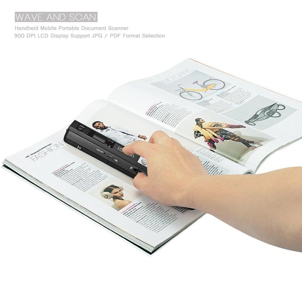 Handy Scanner with LED Display for image photos document