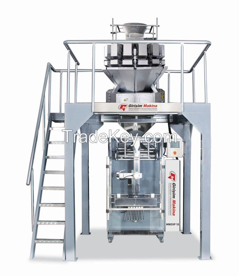 MWSVP 10 MULTIHEAD WEIGHING SYSTEM VERTICAL PACKAGING MACHINE