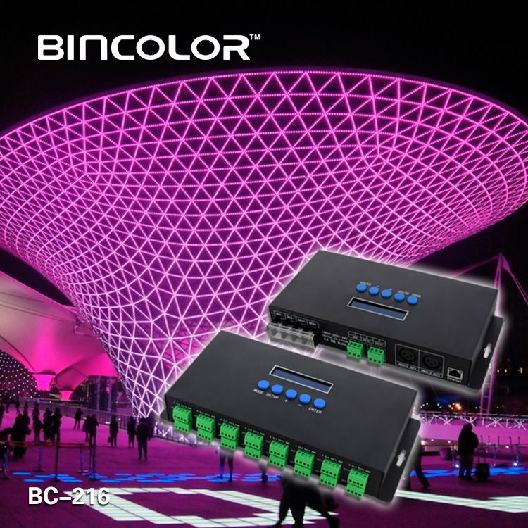 Bincolor Ethernet-SPI/DMX Pixel Light Controller