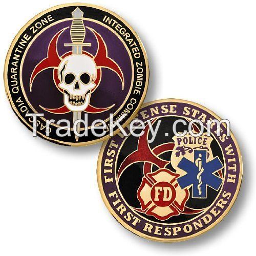 promotional personalized fashion custom 3D collectible metal souvenir coin