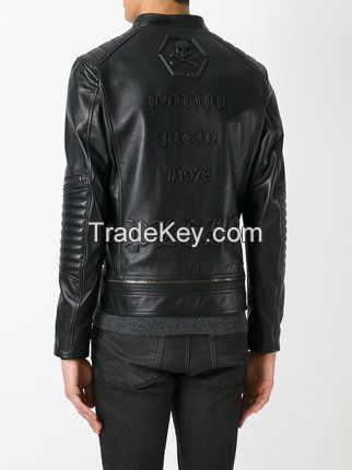 Panel biker jacket