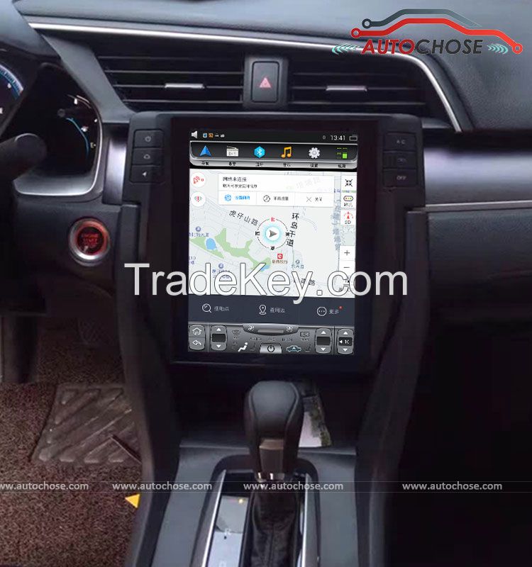 AutoChose Large Touch Screen for  Honda Civic Android Car Big Touchscreen 