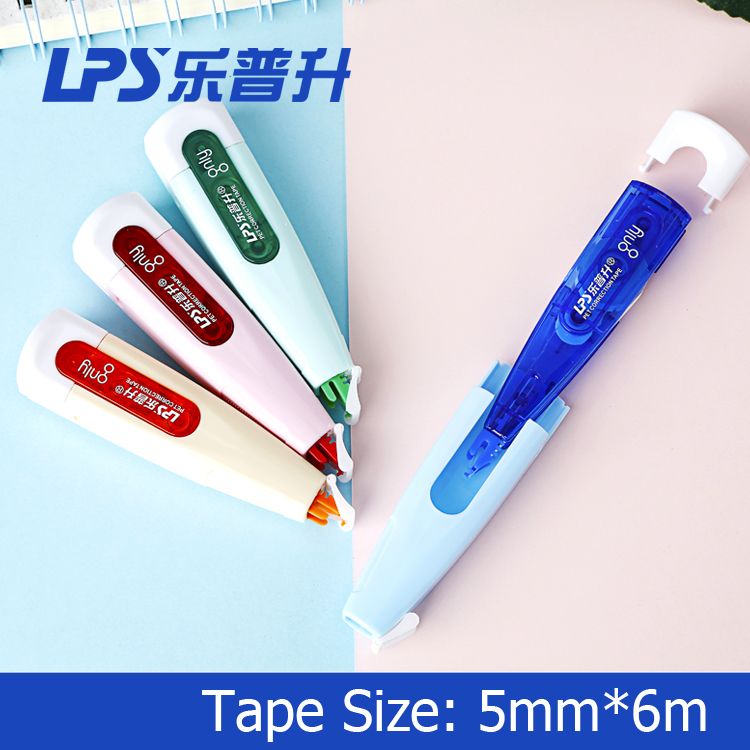 New Style Eco Friendly Stationery Refillable Correction Tape Pen