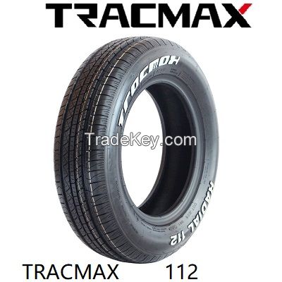 TRACMAX tyres, white letter tires, white sidewall 