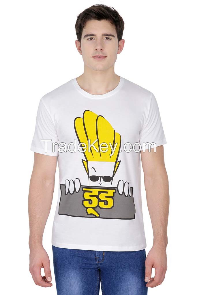 Johnny Bravo &acirc; Date Knight White T-Shirt