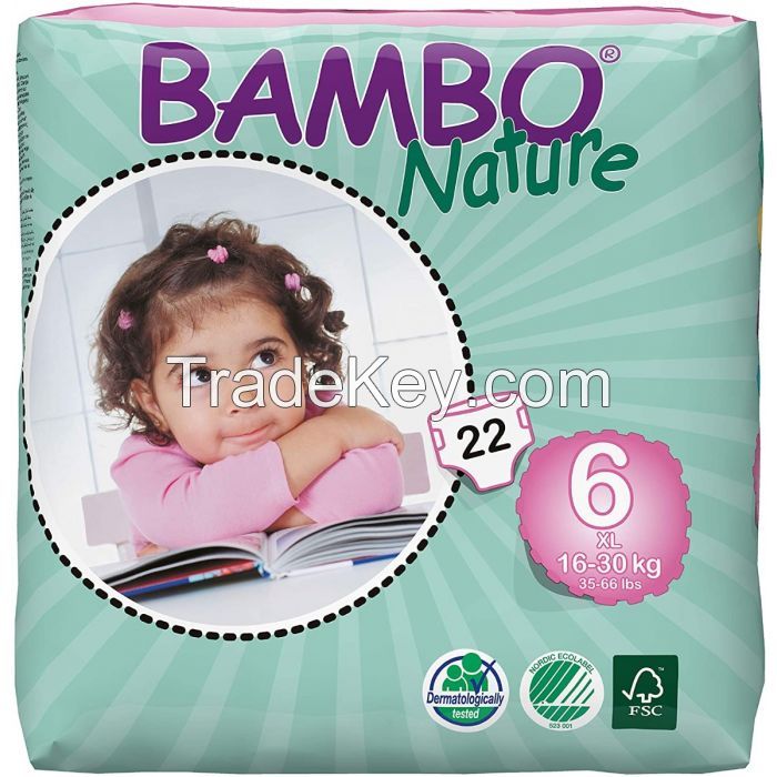 Bambo Nature Extra Large Disposable Nappy 22s