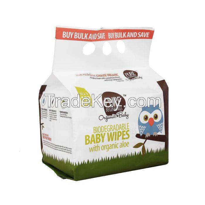 Pure Beginnings Biodegradable Wipes Triple Pack