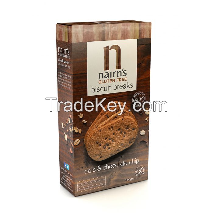 Nairns Gluten Free Chocolate Chip Biscuit Breaks 160g