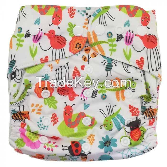FancyPants Reusable Nappy All-in-one Bugs 5 - 17kg