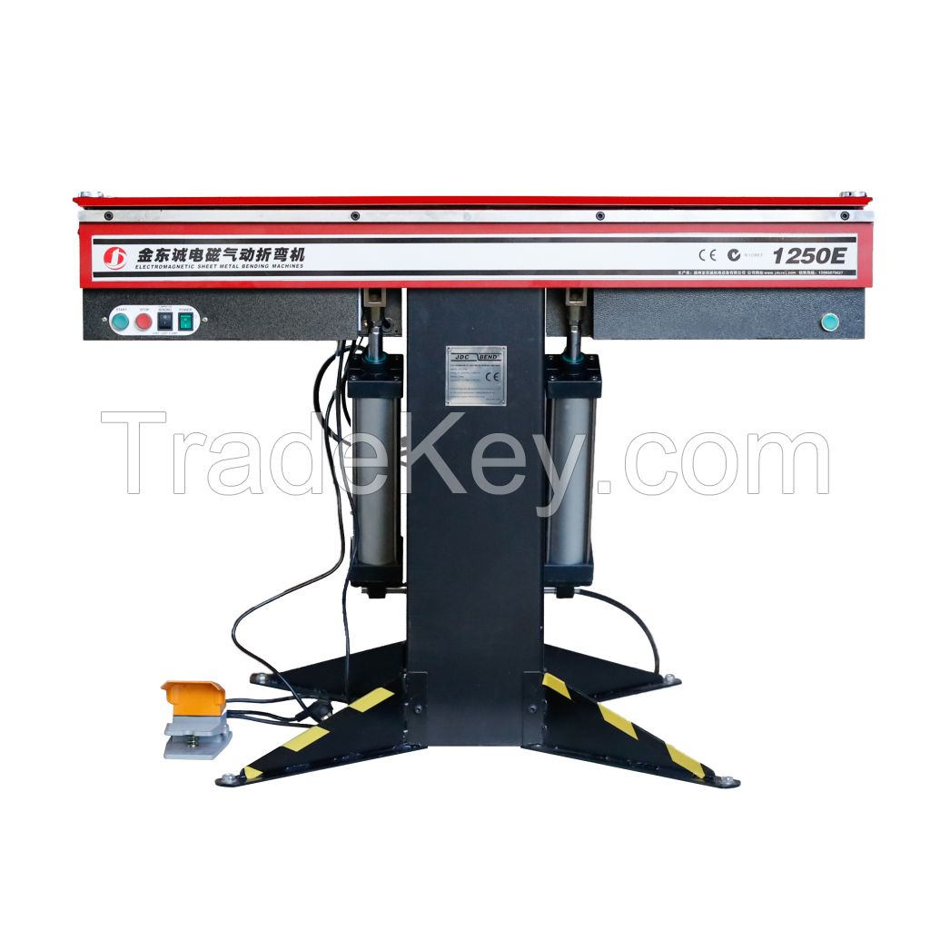  EB1250B Manual Magnetic Sheet Metal Box and Pan Brake, 1-Phase 220V