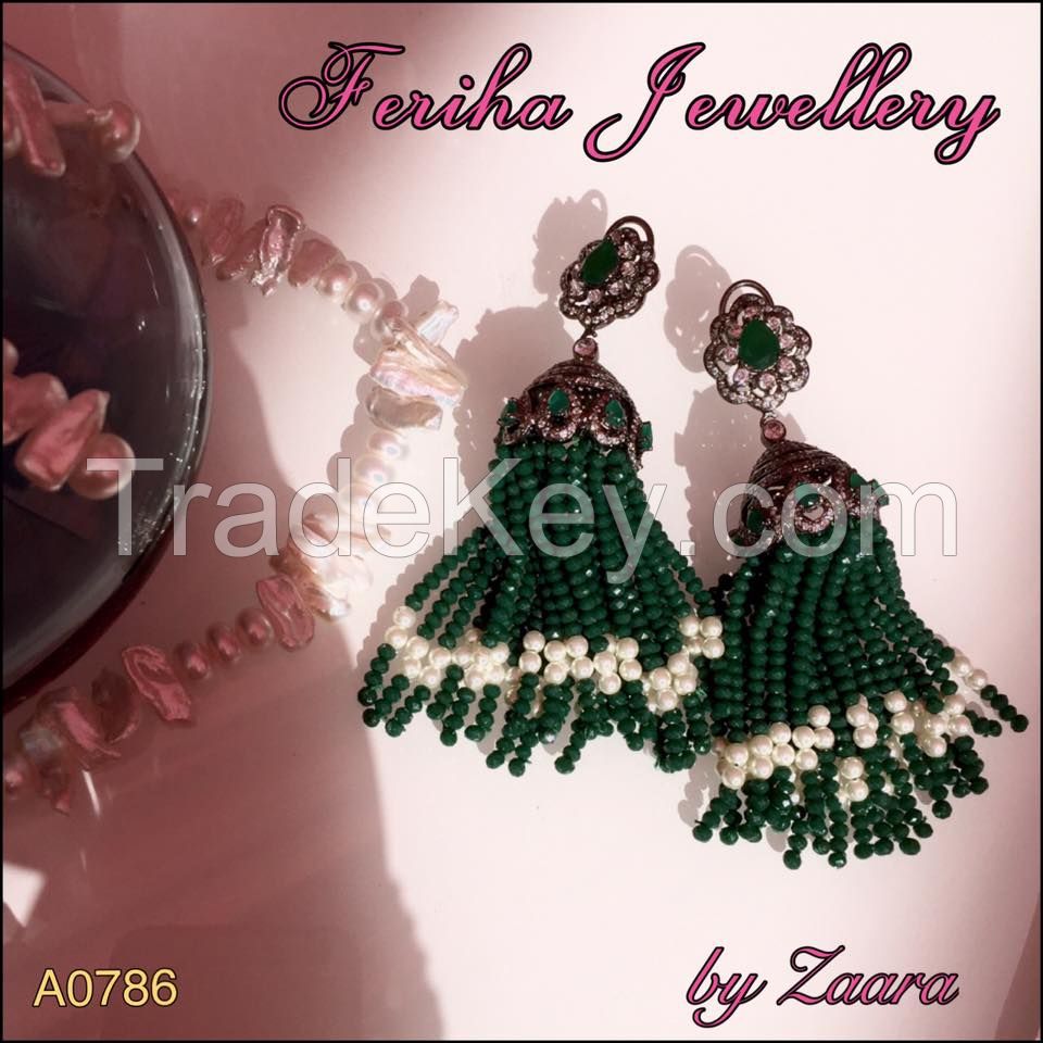 Jewellery, earrings, fashion jewellery