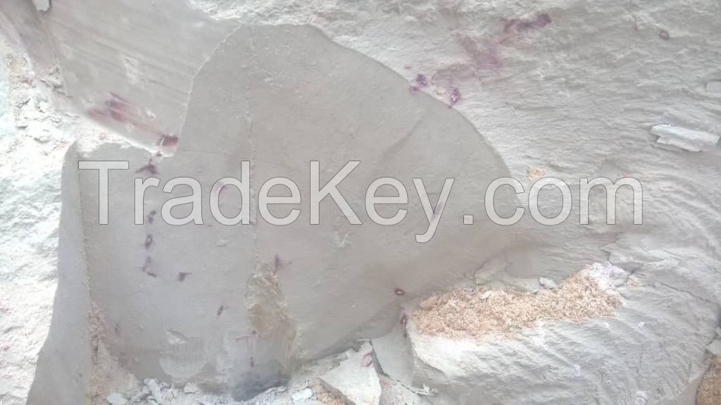 Raw kaolin