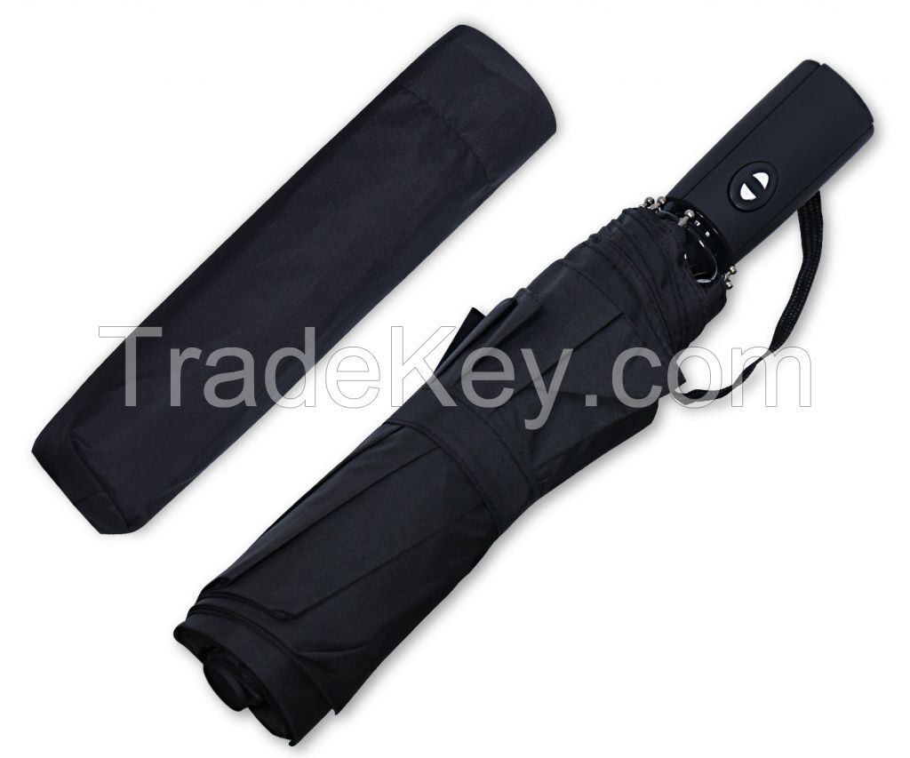 Auto open &amp; close folding umbrella