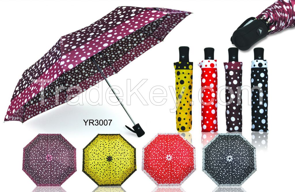 Auto open folding umbrella