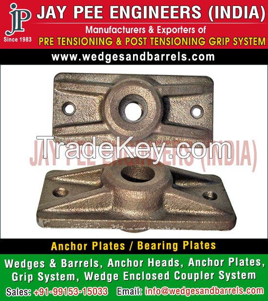 Anchor Plates Manufacturers Suppliers Exporters in India