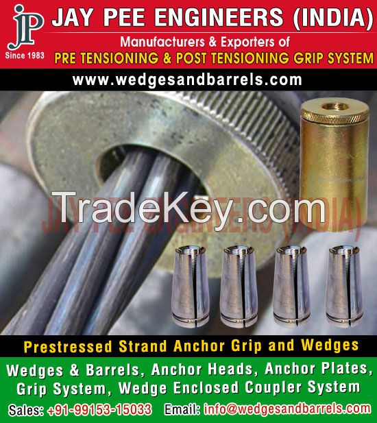 Strand Anchor Wedges Grip Systems Manufacturers Suppliers Exporters in India