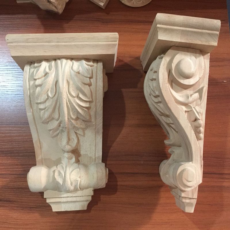 Home Decor Furniture Decoration wooden carved Corbels