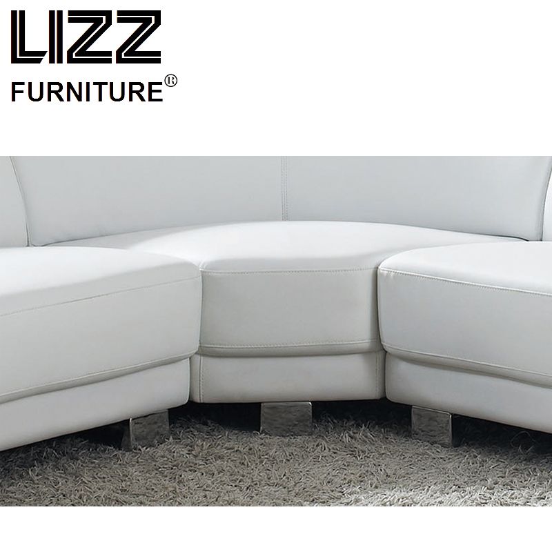 White Best-Selling Brief Casual Chair Leather Sofa Home Furniture