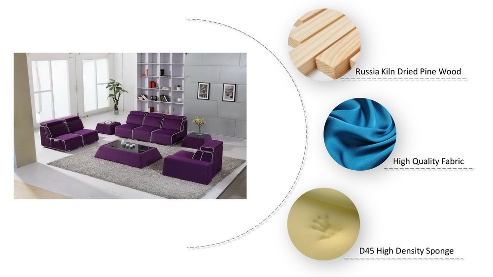 Chinese Style Modern Fabric Sofa Furniture
