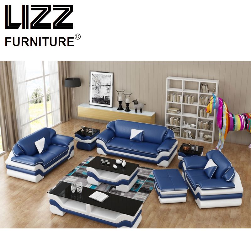 Modern Furniture Home Leather Sofa Set