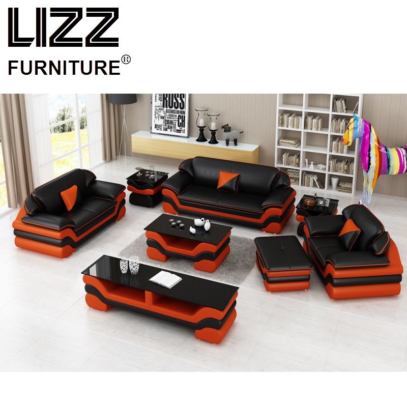 Modern Furniture Home Leather Sofa Set