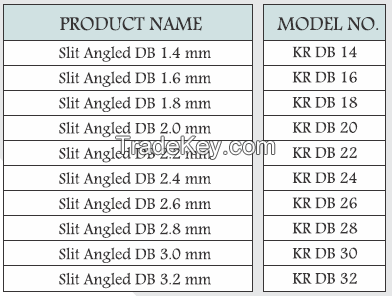 Slit Keratome Double Bevel Knives