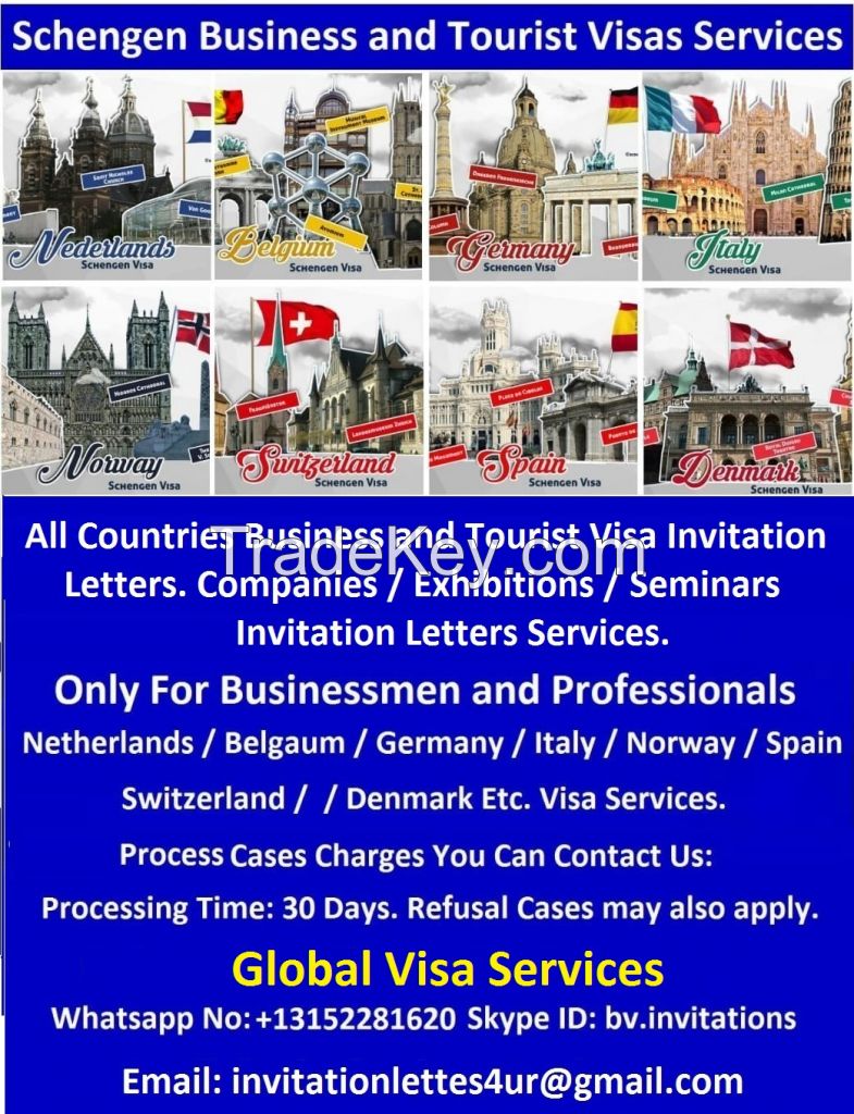 Schengen and Europe Business and Tourist Visa Services