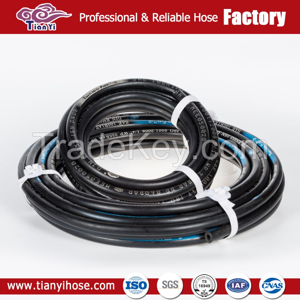 Hydraulic Hose Fittings Assemblies Teflon Hose Hydr PTFE Tube Silicone Pipe