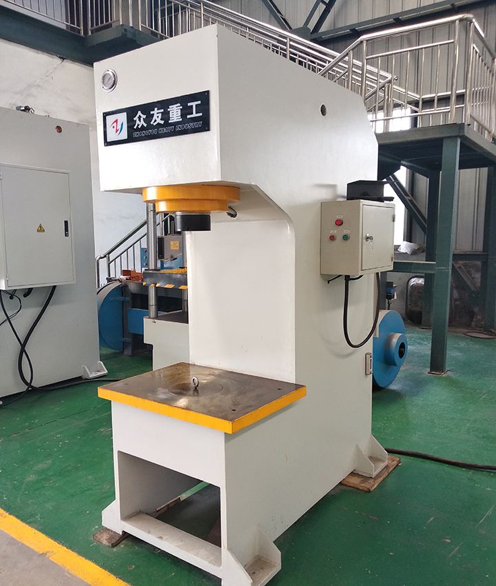 c frame type hole punching hydraulic press machine for bearing