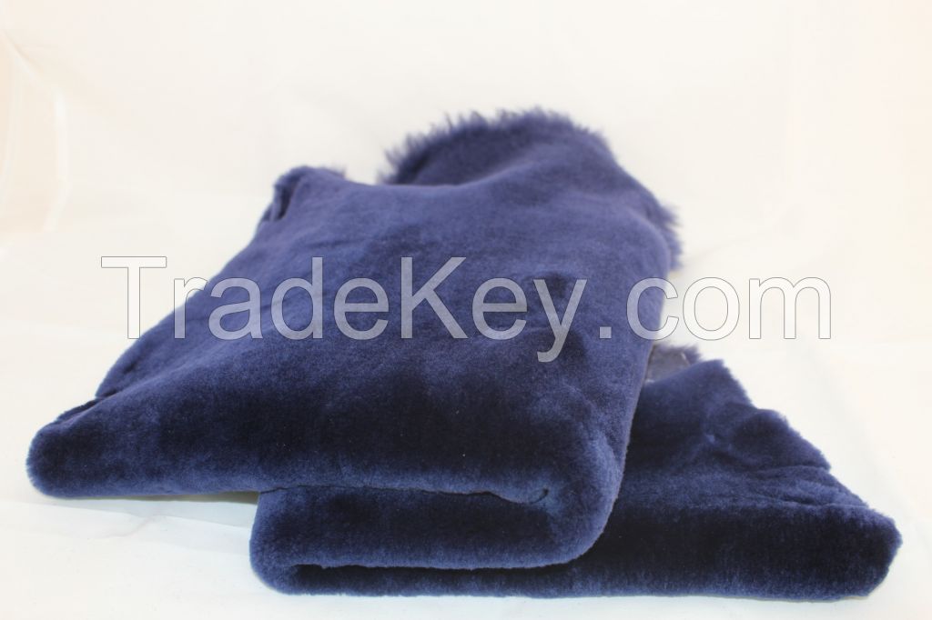 Genuine sheepskin garment lining