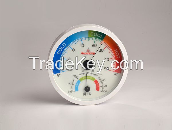 Big Dial Wall Mounted Thermometer & Hygrometer