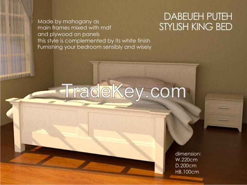 Dabeueh Puteh Bedroom Furniture Set - Dawood Indonesia Furniture