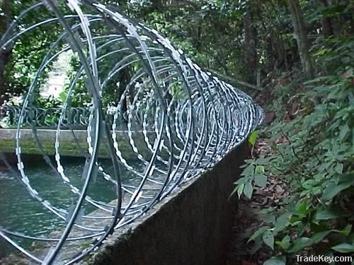 Razor wire, Razor barbed wire, Razor wire fence