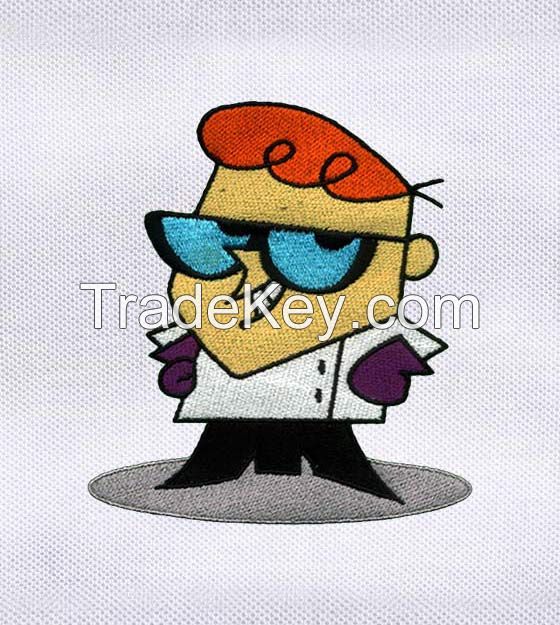 WONDERFULLY IMAGINATIVE DEXTER EMBROIDERY DESIGN