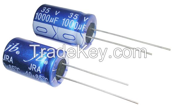 JRA - 2000H at 85Â°C, Radial Aluminum Electrolytic Capacitors