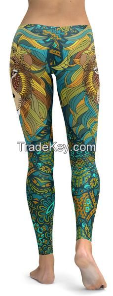 LION LEGGINGS / YOGA PANTS