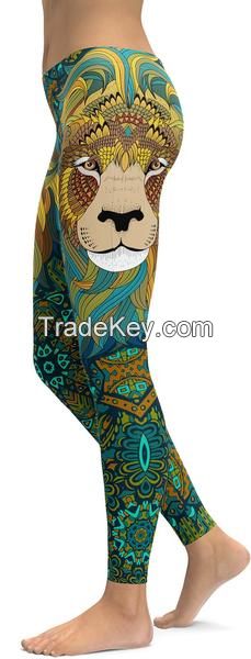 LION LEGGINGS / YOGA PANTS