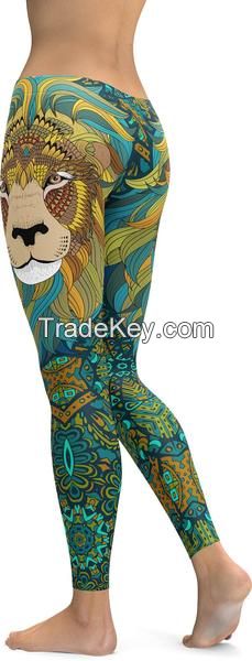 LION LEGGINGS / YOGA PANTS