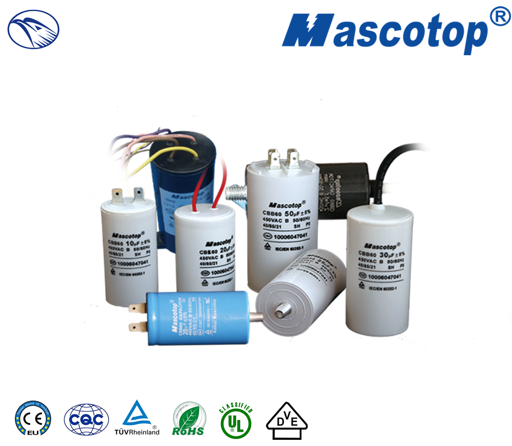 CBB60 AC motor capacitor 